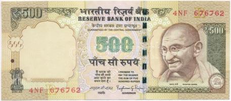 India 2015. 500R T:I,I- India 2015. 500 Rupees C:UNC,AU