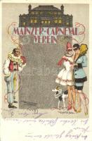 Mainzer Carneval Verein / Mainz Carnival Society advertisement art postcard. Karl Theyers litho, artist signed (fa)