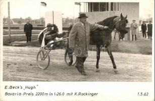 E. Becks Hugh. Bavaria-Preis mit K. Rockinger / Horse race photo (fl)