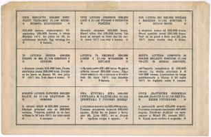 Ausztria / Bécs 1917. "XXXII. Staatslotterie" lottó sorsjegy 4K értékben, szárapecséttel T...