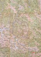 1914 K.u.K. Militärgeographisches Institute Máramaros-sziget színes katonai térképe 44x62cm