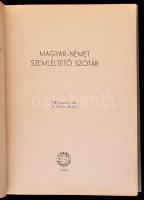 Magyar-német szemléltető szótár. Bp., 1959, Terra. Kiadói egészvászon-kötés, magyar és német nyelven...