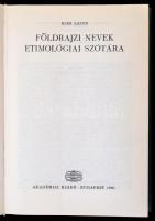 Kiss Lajos: Földrajzi nevek etimológiai szótára. Budapest, 1980, Akadémiai Kiadó. Kiadói egészvászon kötés. Jó állapotban.