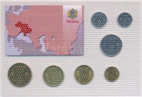 Ukrajna 1992-2005. 1k-1H (7xklf) "Quest for Freedom" sorozat, forgalmi sor műanyag díszcso...