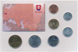 Szlovákia 1995-2004. 10h-10K (7xklf) "Quest for Freedom" sorozat, forgalmi sor műanyag dís...