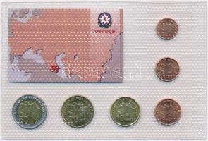 Azerbajdzsán 2006. 1q-50q (6xklf) "Quest for Freedom" sorozat, forgalmi sor műanyag díszcs...