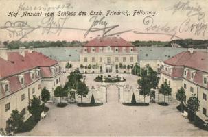 Féltorony, Halbturn; Friedrich főherceg kastélyának udvara / Hof-Ansicht vom Schloss Erzherzog Friedrich / castle yard (EK)