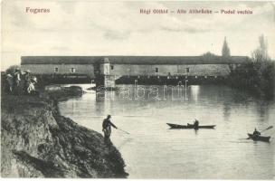 Fogaras, Fagaras; Régi Olt híd. Thierfeld Dávid kiadása / Alte Altbrücke / Podul vechiu / old bridge