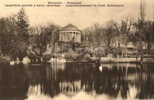 Kismarton, Eisenstadt; Leopoldina csarnok a hercegi várkertben / temple in the castle park