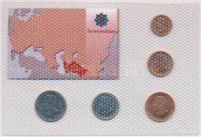 Türkmenisztán 1993. 1T-50T (5xklf) "Quest for Freedom" sorozat, forgalmi sor műanyag díszc...