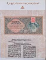 1930-1946. 10-1.000.000BP (19xklf) bankjegy, "Bankjegyek egy letűnt korszakból" albumban, ...