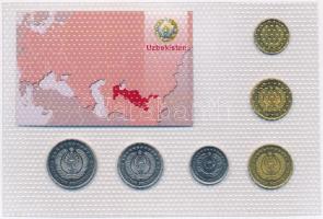 Üzbegisztán 1994. 1t-50t (6xklf) "Quest for Freedom" sorozat, forgalmi sor műanyag díszcso...