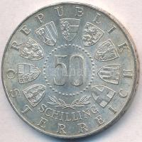 Ausztria 1963. 50Sch Ag "Tirol 600 éve egyesült Ausztriával" T:2 kis patina 
Austria 1963...