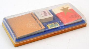 MSZMP XII. Kongreszusára kiadott minikönyv, díszdobozban.
Harmincöt év a szabadság útján. 1945-1980...