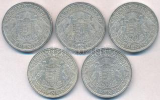 1929-1938. 2P Ag "Madonna" (5xklf) T:2,2-,3
Adamo P7