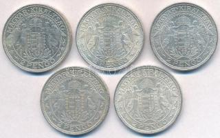 1938. 2P Ag "Madonna" (5x) T:1-,2,2-
Adamo P7