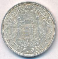 1936. 2P Ag "Madonna" T:2,2- Adamo P7