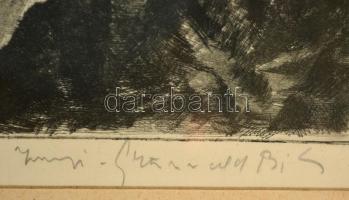 Iványi Grünwald Béla (1867-1940) és Prihoda István (1891-1965): József és Putifárné. Rézkarc, papír,...