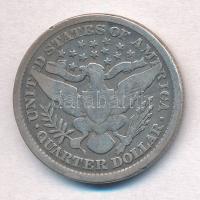 Amerikai Egyesült Államok 1897. 25c Ag "Barber Quarter" T:3
USA 1897. 25 Cents "Barb...
