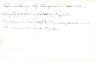 1940 Selmecbánya, Banska Stiavnica; Látkép a Kálvária hegyről / general view, photo