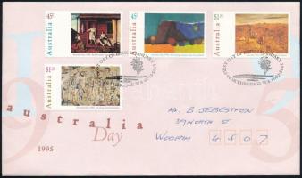 Festmény sor FDC-n, Paintings set FDC