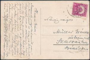 Mende, Vasútállomás, vasutasok, Pottok Ernő kiadása (r)