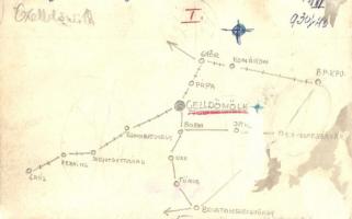 ~1930 Celldömölk, Vasútállomás, vasutasok, photo (Rb)