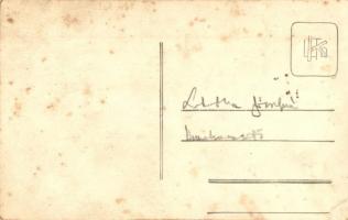 Dunaharaszti, Lobotka Józsefné vendéglője, csoportkép, group photo (EK)