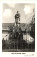 1940 Dombrád, Hősök szobra, photo (fl)