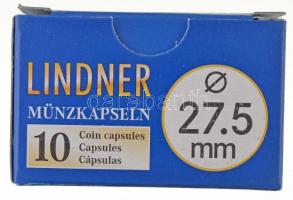 Lindner érmekapszula 27,5mm - 10 darabos