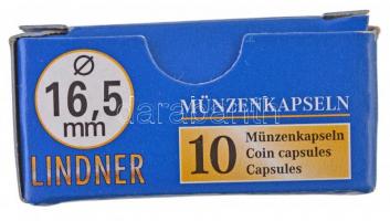 Lindner érmekapszula 16,5mm - 10 darabos