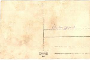 Ótátrafüred, Stary Smokovec, Alt-Schmecks; téli csoportkép a szánkópálya mellett / group picture nex...