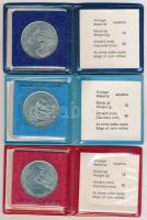 1983. 100Ft alpakka "Simon Bolivár" + 1983. 100Ft alpakka "Czóbel Béla" + 100Ft ...