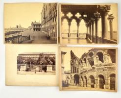 cca 1880-1900 Velence, Nápoly 7db nagyméretű fotó / Italy. Venice, Naples 7 large photos  ca 38x33 c...