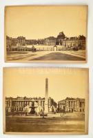 1882 Párizs, Versailles 2 db nagyméretű fotó / France, Paris, Versailles. 2 large photos ca 38x33 cm