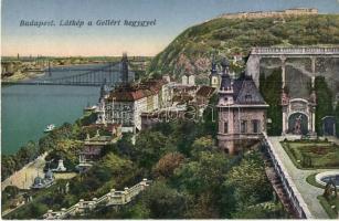 Budapest I. Várkert Bazár a a Gellértheggyel