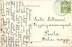 Nagyhalmágy, Halmagiu; Fő utca, Czigler Henrik üzlete és saját kiadása. W.L. Bp. 5299. / main street...