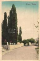 Piran, Pirano; Cimitero / cemetery, street