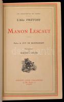 Prévost, [Antoine François]: Histoire de Manon Lescaut et du chevalier des grieux. Párizs, é. n., Jules Tallandier. Későbbi díszes félbőr kötésben, jó állapotban.