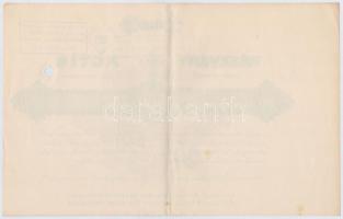 Budapest 1912. "Phylaxia Szérumtermelő Részvénytársaság" részvénye 500K-ról, magyar és ném...