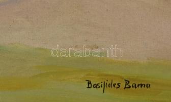 Basilides jelzéssel: Kiszáradt fa. Olaj, vászon, keretben, 80×60 cm