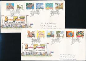 Forgalmi sor 3 db FDC-n Definitive set 3 FDC