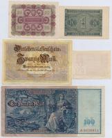 Vegyes: Ausztria 1922. 1K + 20K + Lengyelország / Német megszállás 1941. 1Zl + Német Birodalom 1910....