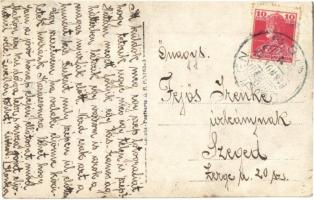 1918 Bethlen, Beclean; téli kép Szamos-ággal / winter view with river. photo (EK)