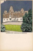 Wiener Werkst. 263 C Litho auf Hinter. Klebstoff