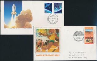 1985-1986 4 FDC 1985-1986 4 klf FDC