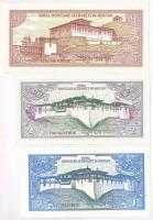 Bhután 1986. 1N + 2N + 1985. 5N T:I,I-
Bhutan 1986. 1 Ngultrum + 2 Ngultrum + 1985. 5 Ngultrum C:UN...