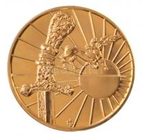 1993. "Atilla Isten Kardja Ősbemutató 1993. Aug. 20." aranyozott emlékérem (42,5mm) T:1