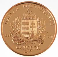 Bognár György (1944-) 1989. "1956-1989 Magyar Köztársaság - Október 23." aranyozott Ag eml...