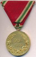 Bulgária 1938. Bolgár Háborús emlékmedál "1915-1918" mellszalaggal T:2 Bulgaria 1938. Bulg...